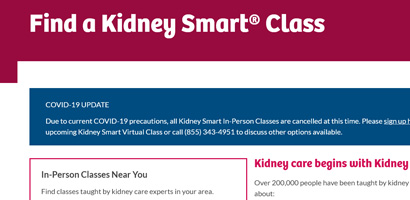 Kidney smart program